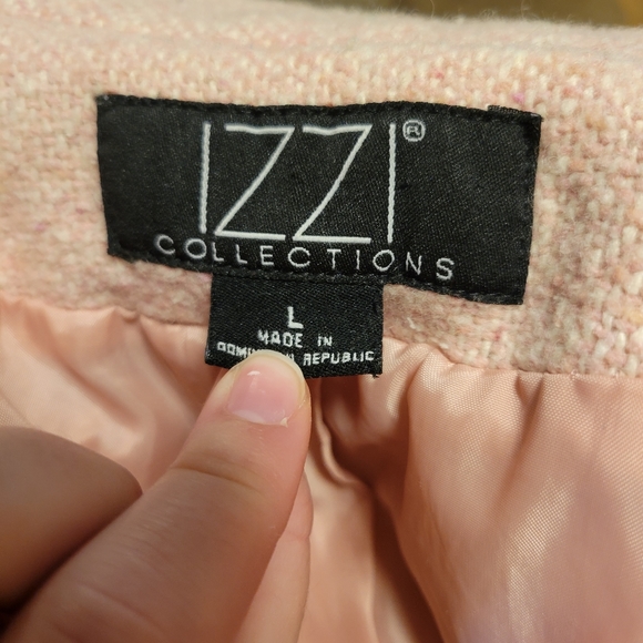 LAST CHANCE Izzi Collections Light Pink longcoat - Picture 13 of 13